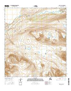 Topo map Healy B-1 SE Alaska