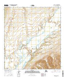 Topo map Healy B-1 SW Alaska