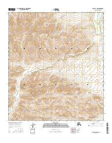Topo map Healy D-1 NW Alaska