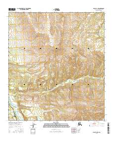 Topo map Healy D-4 NW Alaska