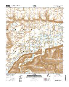 Topo map Ikpikpuk River A-1 NE Alaska
