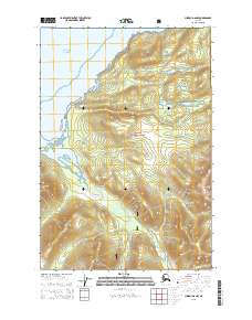 Topo map Juneau A-6 NW Alaska