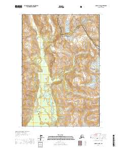 Topo map Juneau C-6 NE Alaska