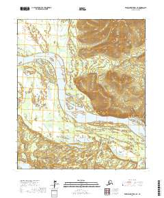 Topo map Kantishna River D-1 SE Alaska