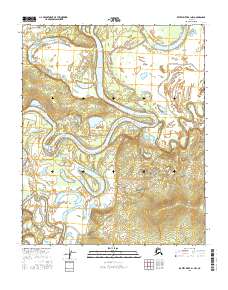 Topo map Kateel River B-1 NW Alaska