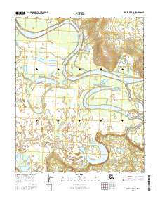 Topo map Kateel River B-2 NE Alaska