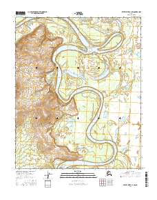 Topo map Kateel River C-1 SW Alaska