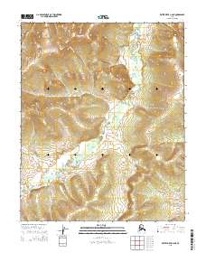 Topo map Kateel River C-5 NE Alaska