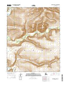 Topo map Kateel River D-6 NW Alaska