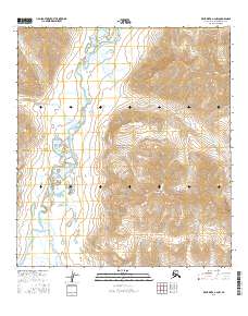 Topo map Killik River A-2 NW Alaska