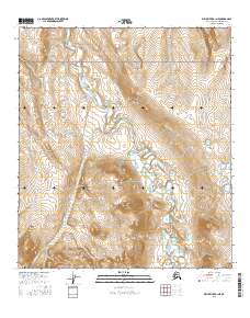 Topo map Killik River B-1 NE Alaska