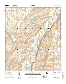 Topo map Killik River C-2 NE Alaska