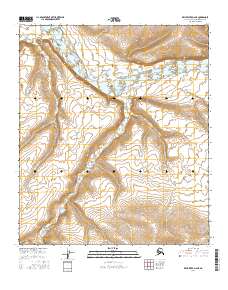 Topo map Killik River D-2 NE Alaska