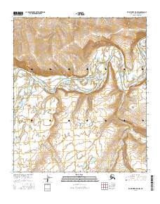 Topo map Killik River D-5 NW Alaska