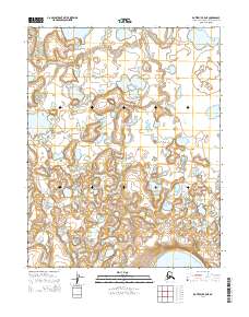 Topo map Kotzebue B-5 NE Alaska