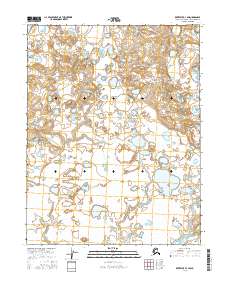 Topo map Kotzebue D-1 SW Alaska