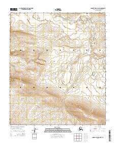 Topo map Lookout Ridge A-5 NE Alaska