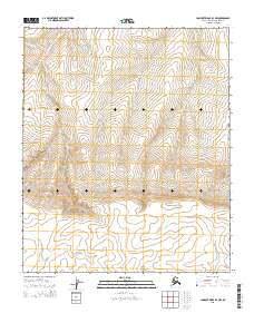 Topo map Lookout Ridge B-3 NW Alaska