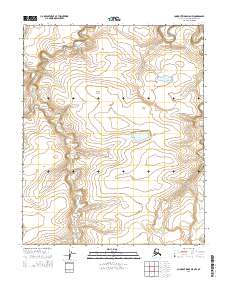 Topo map Lookout Ridge D-5 NW Alaska