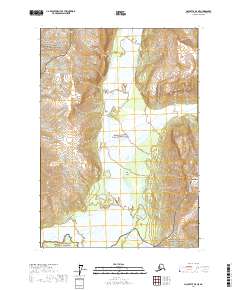 Topo map McCarthy B-5 NE Alaska