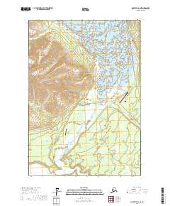 Topo map McCarthy B-6 NE Alaska
