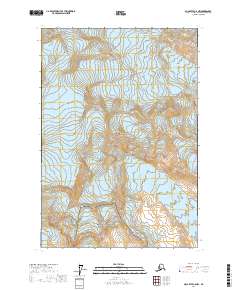 Topo map McCarthy C-5 NW Alaska