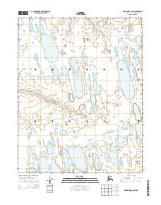 Topo map Meade River C-5 SW Alaska