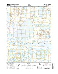 Topo map Meade River D-1 NE Alaska