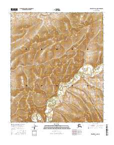 Topo map Melozitna A-6 NE Alaska