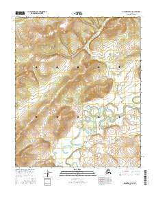 Topo map Melozitna B-4 NE Alaska