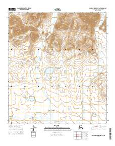 Topo map Misheguk Mountain B-1 NE Alaska