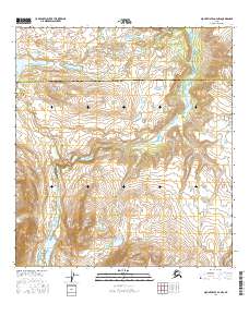 Topo map Mount Hayes A-4 NW Alaska