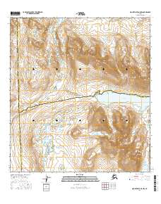 Topo map Mount Hayes A-5 NW Alaska