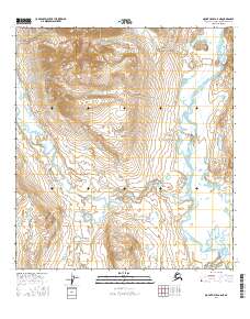 Topo map Mount Hayes A-6 NE Alaska