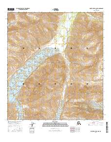 Topo map Mount Hayes B-2 NW Alaska