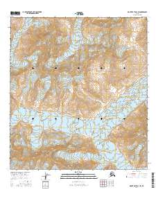 Topo map Mount Hayes B-2 SW Alaska
