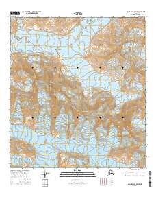 Topo map Mount Hayes B-3 SE Alaska