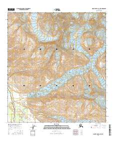 Topo map Mount Hayes B-4 NE Alaska