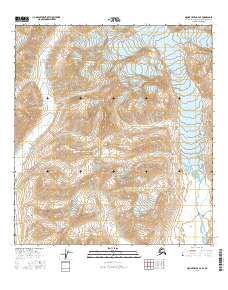Topo map Mount Hayes B-6 SE Alaska
