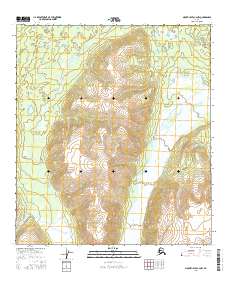 Topo map Mount Hayes C-2 NW Alaska