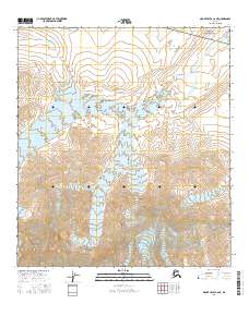 Topo map Mount Hayes C-6 NE Alaska