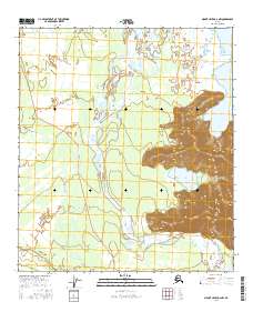 Topo map Mount Hayes D-2 NW Alaska