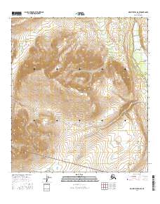 Topo map Mount Hayes D-6 SE Alaska