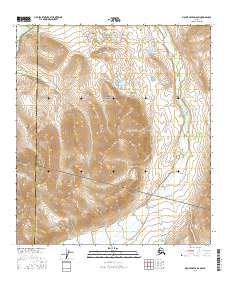 Topo map Mount Hayes D-6 SW Alaska