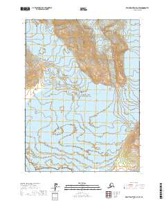 Topo map Mount Saint Elias A-4 SW Alaska