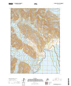 Topo map Mount Saint Elias A-5 SE Alaska