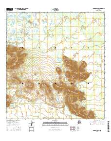 Topo map Nabesna C-2 NE Alaska