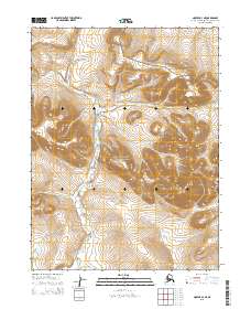 Topo map Noatak A-3 NE Alaska