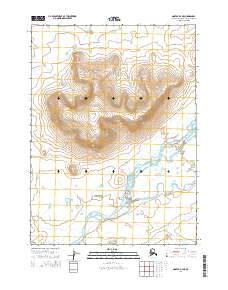 Topo map Noatak D-4 NE Alaska