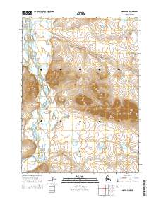 Topo map Noatak D-5 NE Alaska